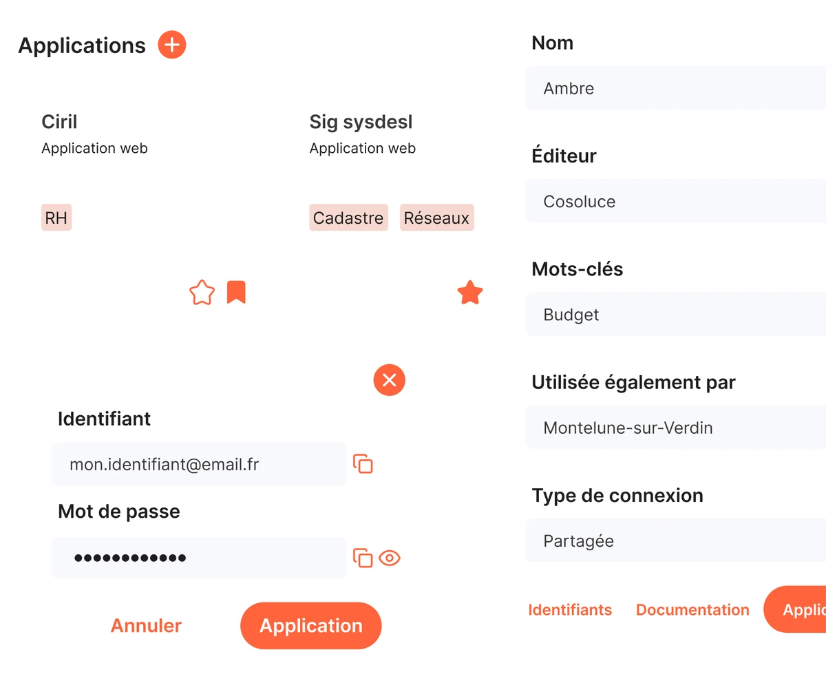 Capture du répertoire centralisé des applications et identifiants MARiaNNE